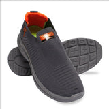 Grey Fly Knitted Running Sneakers NSK-0015