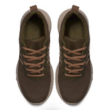 Men Premium Olive Lace Sneaker NSK-0037