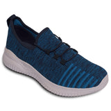 Blue Lace Knitted Running Sneaker NSK-0041