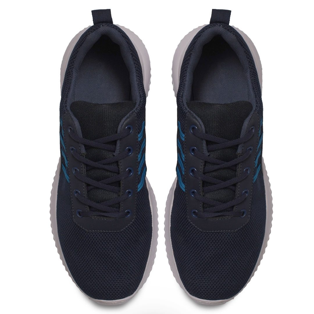 Men Premium Blue Lace Sneaker NSK-0042