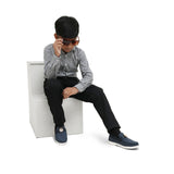 Kids' Blue Suede Shoe Lak04