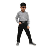 Kids'Grey Suede Shoe Lak01