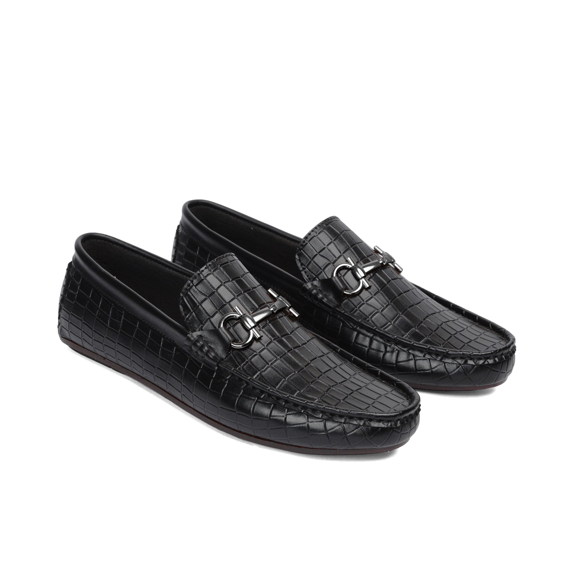 Crocodile Embossed Loafer LS11