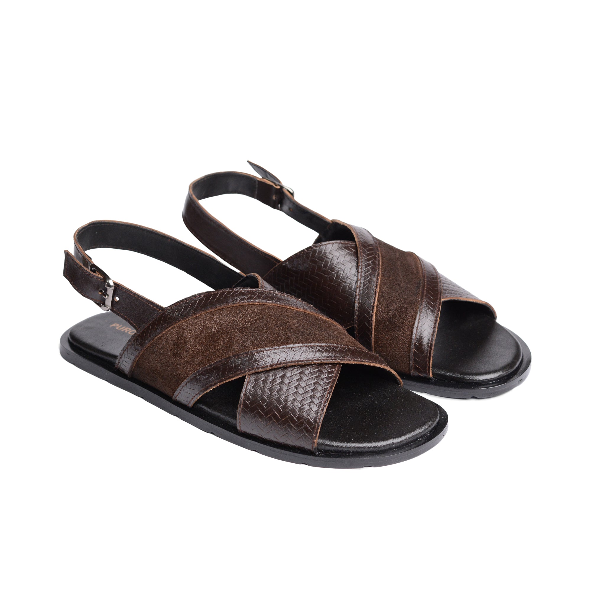 Brown Suede Sandal DZ33