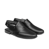 Black Mild Peshawari Chappal DZ09