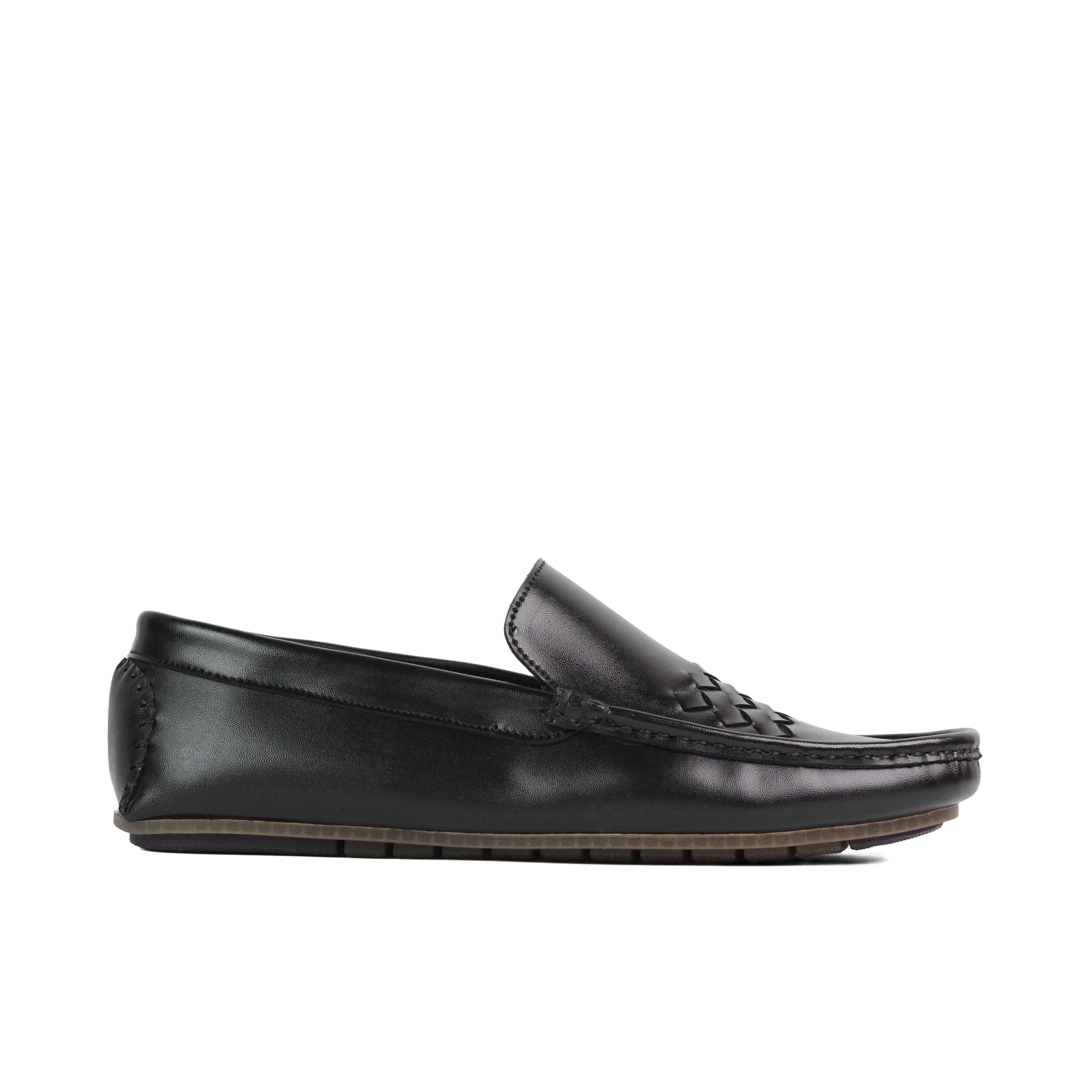 Black Woven Loafer LS31