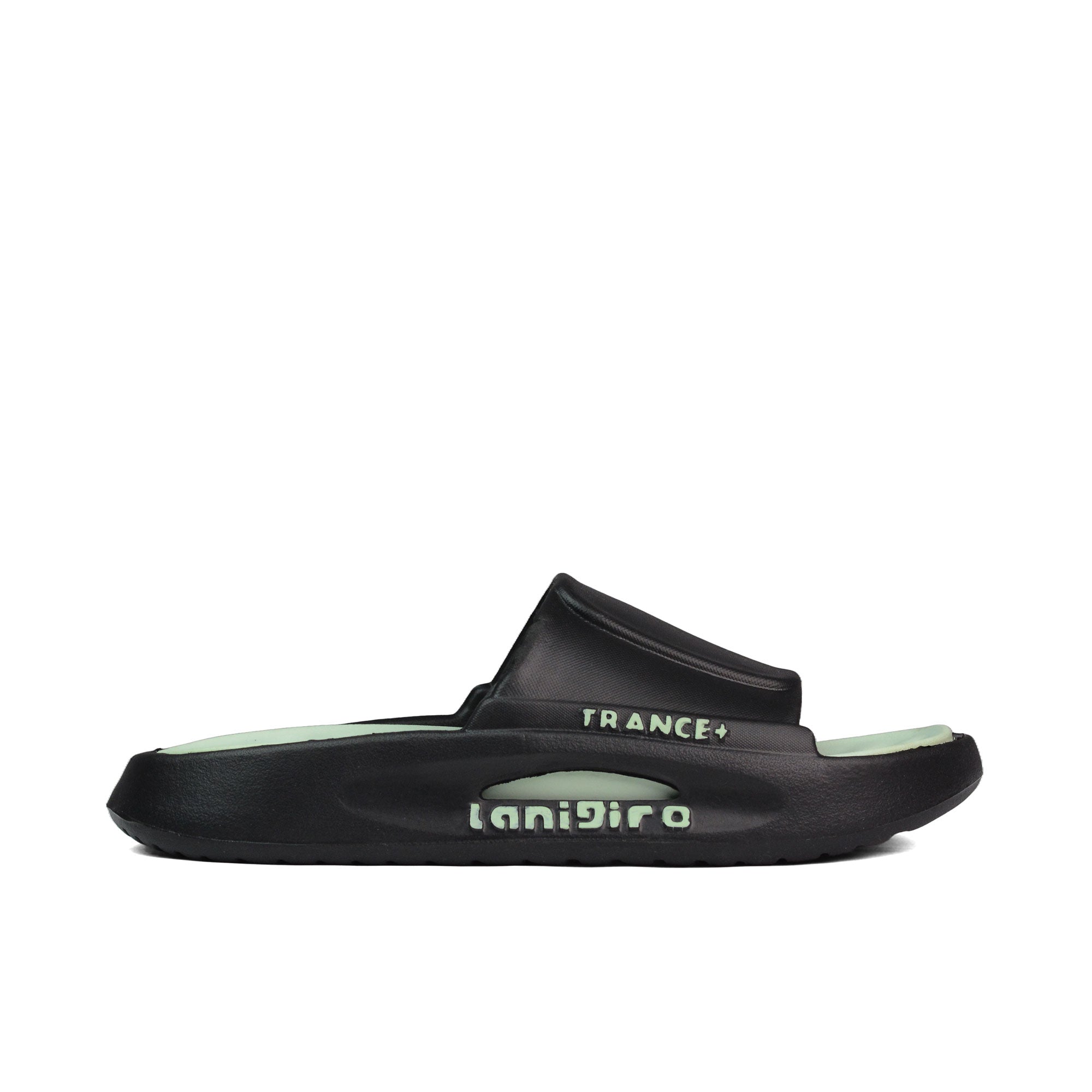 Black & Green Slide Slipper XM08