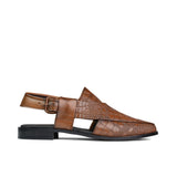 Brown Croc Peshawari Chappal DZ22