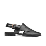 Black Peshawari Chappal DZ15