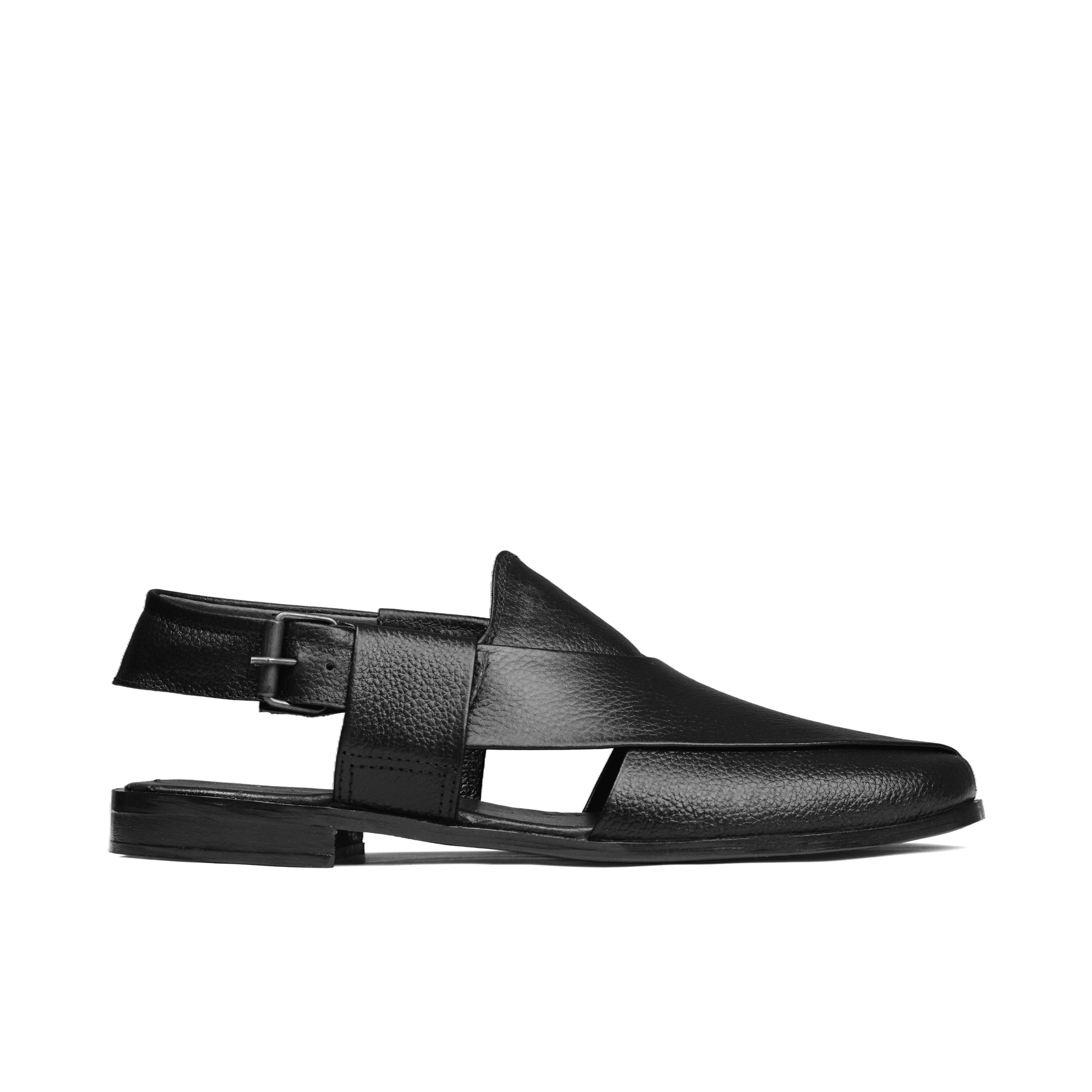 Black Mild Peshawari Chappal DZ09