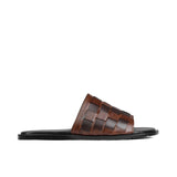 Brown Woven Slipper SA50