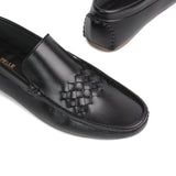 Black Woven Loafer LS31