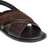 Brown Suede Sandals DA03