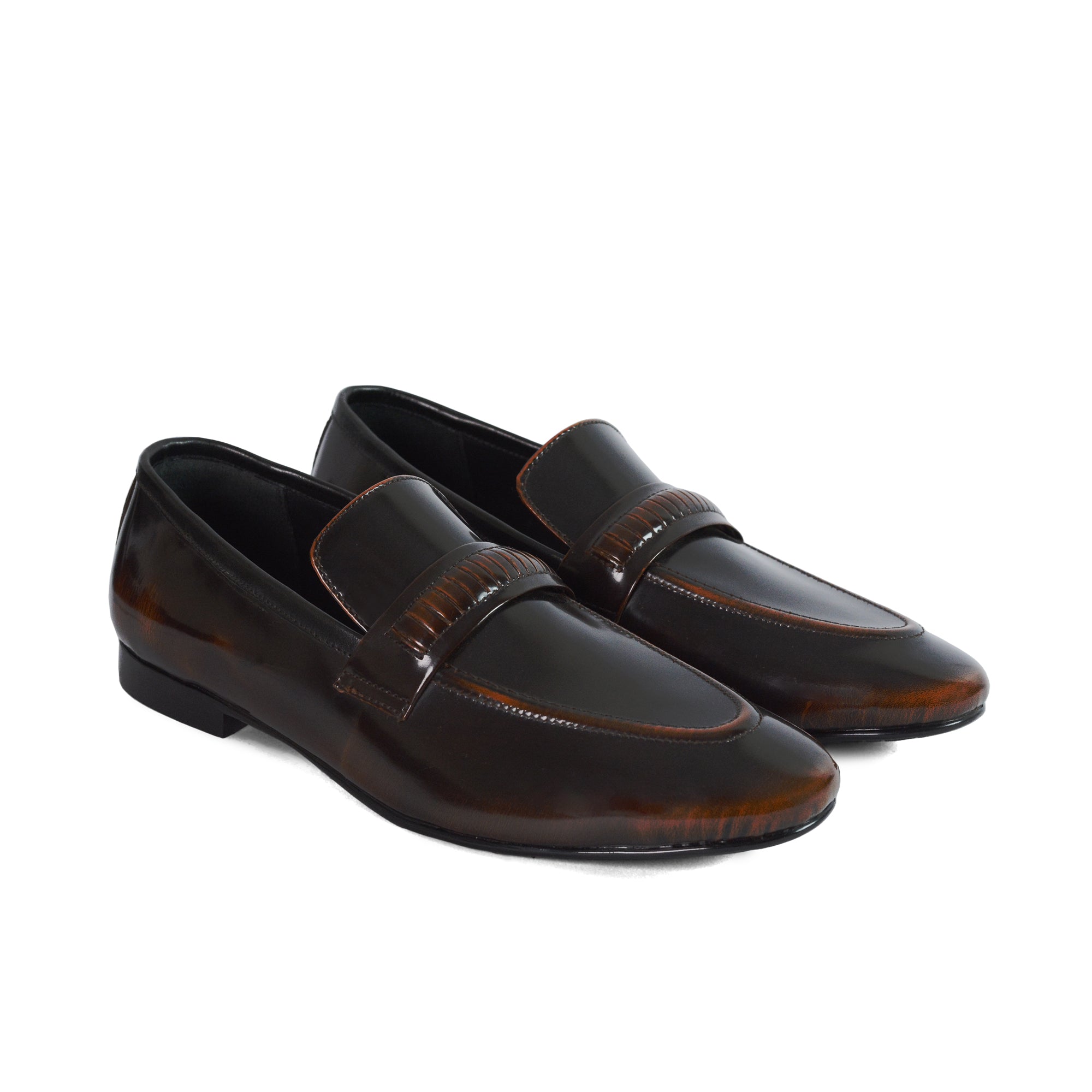 Classic Brown Two Tone Shoe PJ10