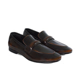 Classic Brown Two Tone Shoe PJ10