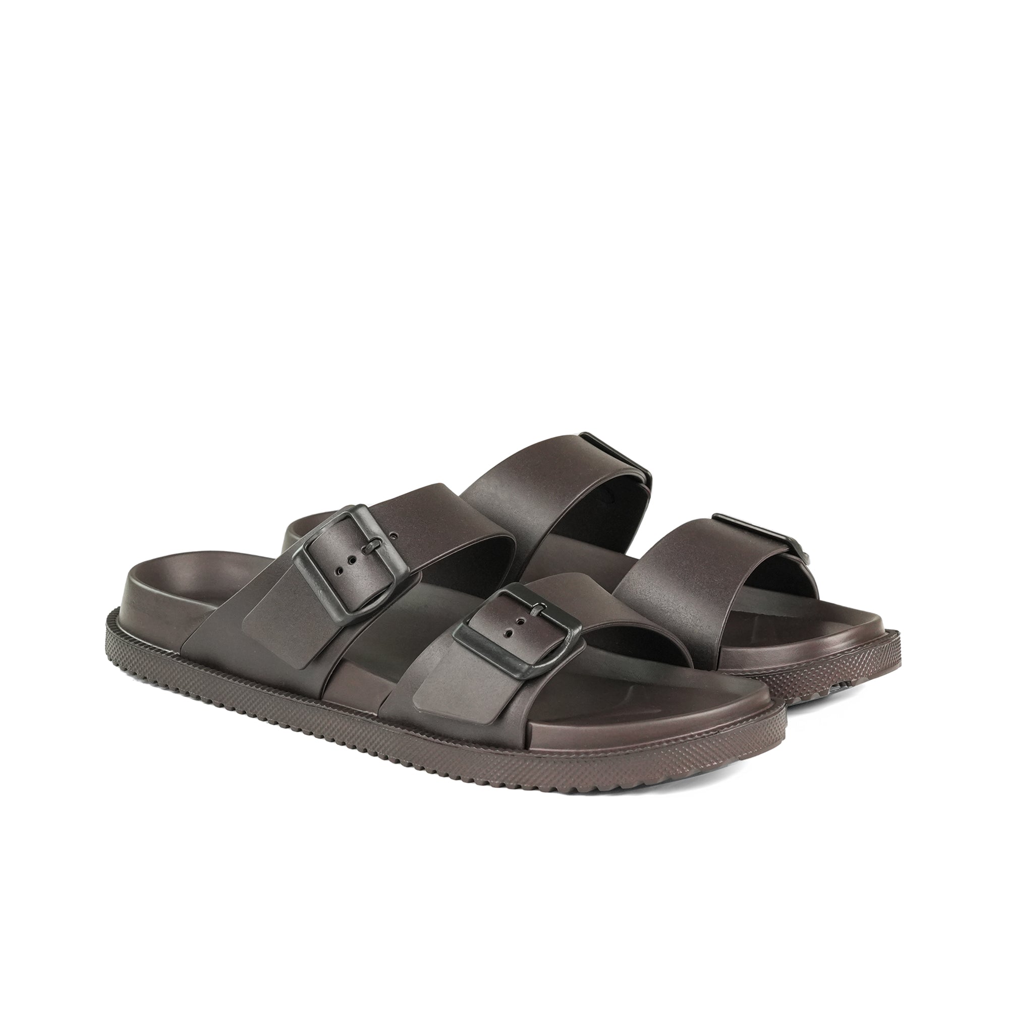 Brown Double Buckle Walkers XZ02