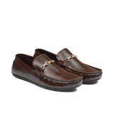 Dark Brown Patent Loafer LS41