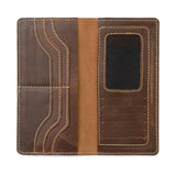 Dark Brown Long Wallet