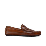 Brown Woven Loafer LA18