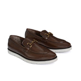 Brown Cow Leather Shoe PJ06