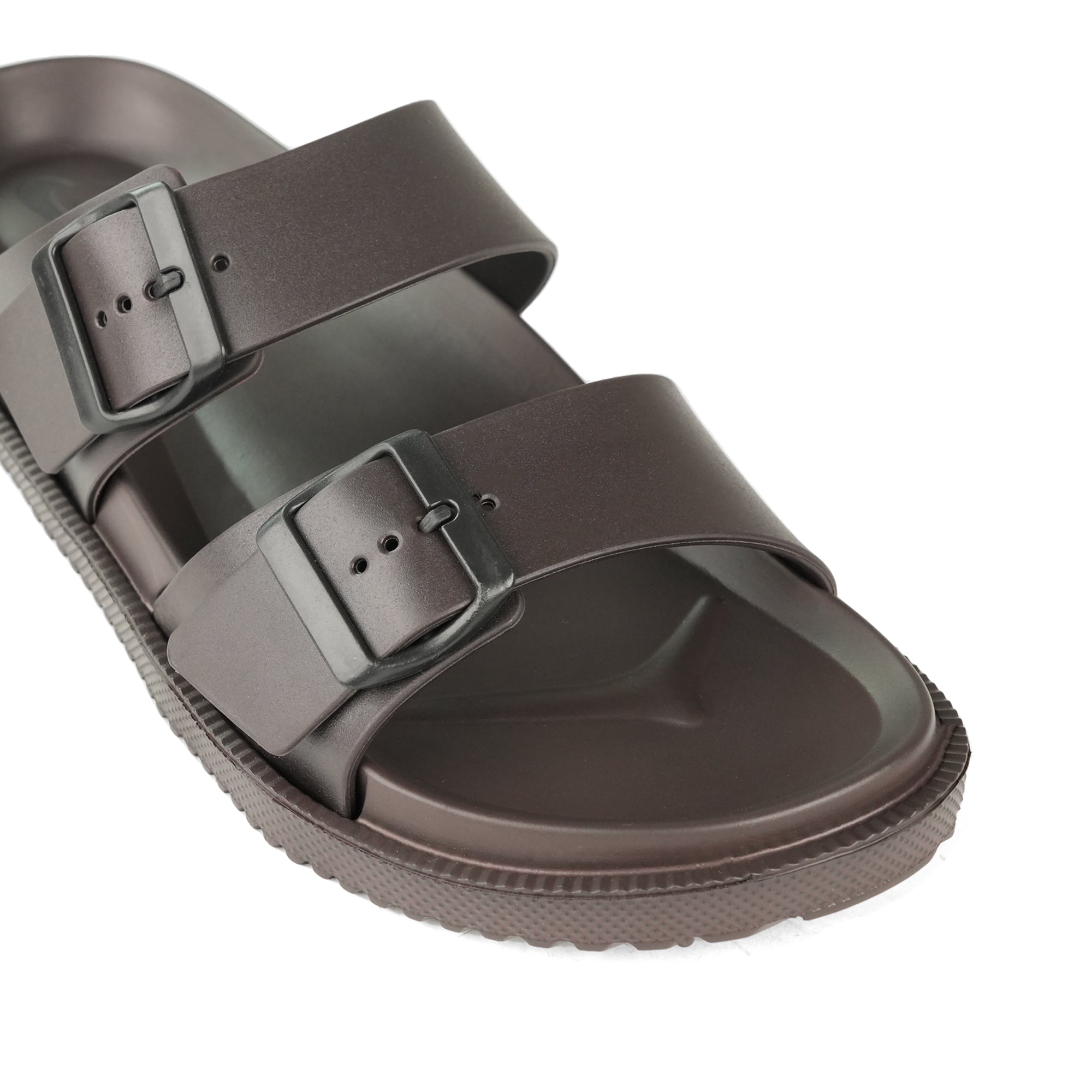 Brown Double Buckle Walkers XZ02
