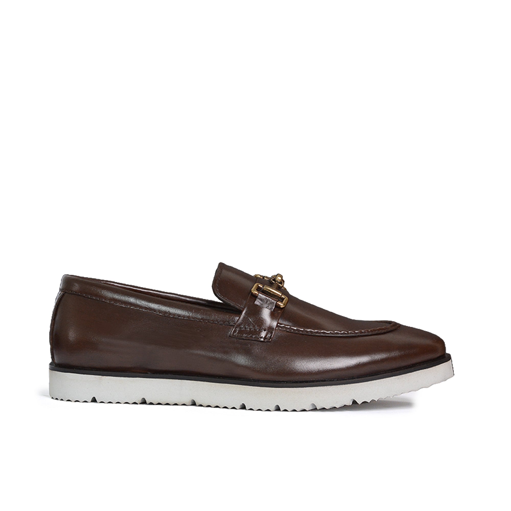 Brown Cow Leather Shoe PJ06