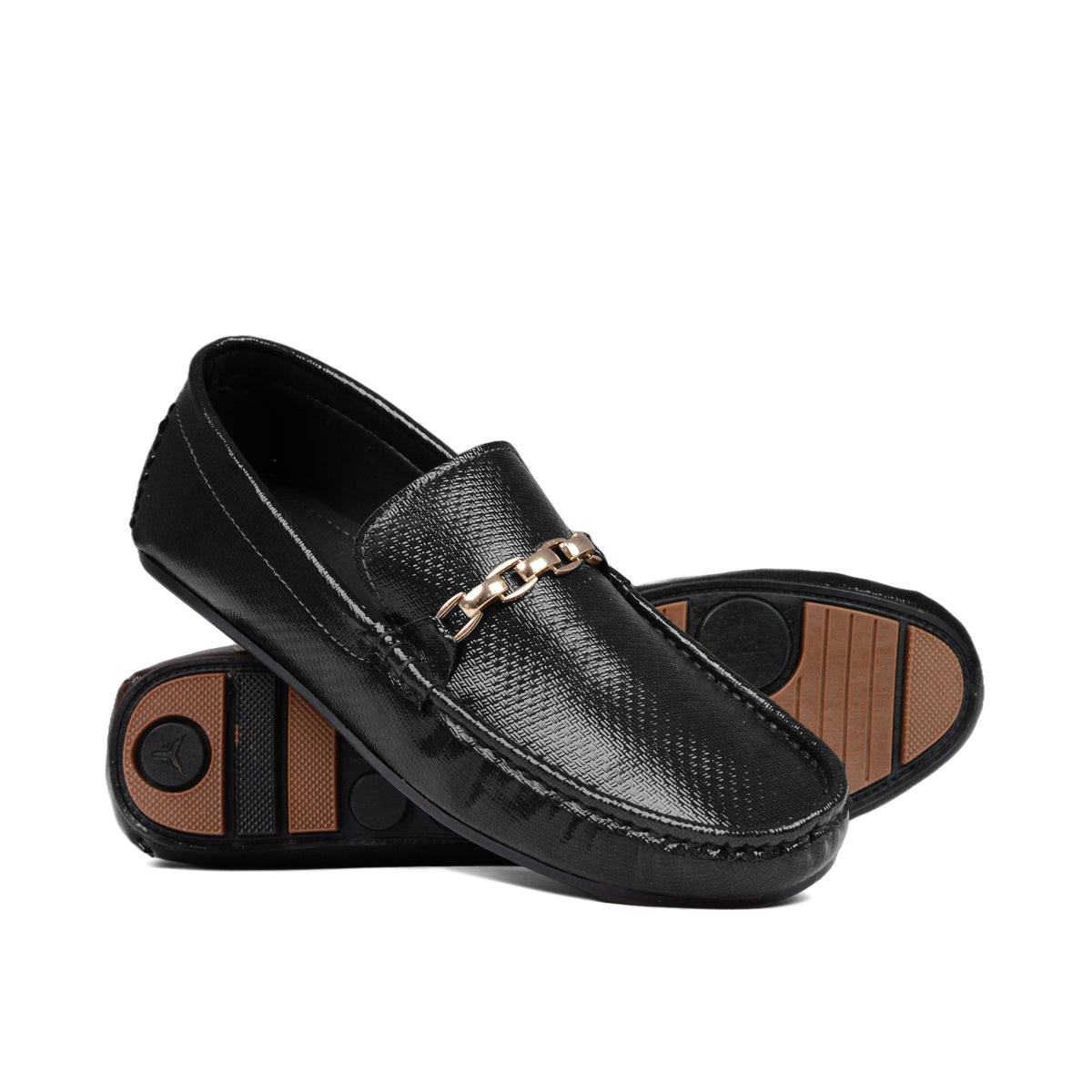 Black Patent Loafer LS35
