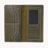 Olive Green Long Wallet