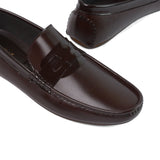 Dark Brown Patent Loafer LS60