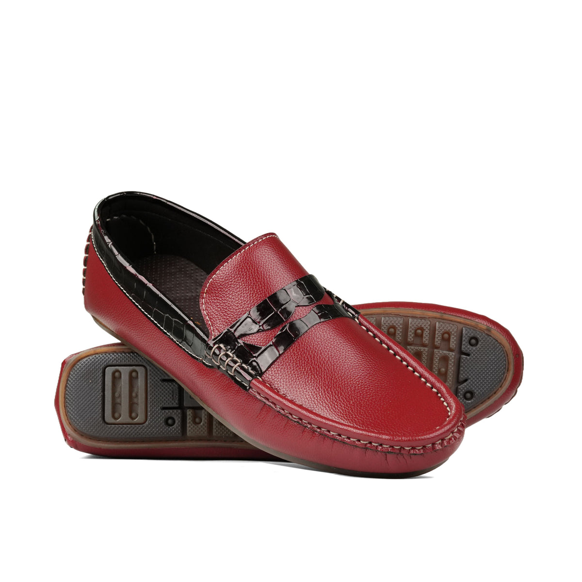Red Strap Loafer LS69