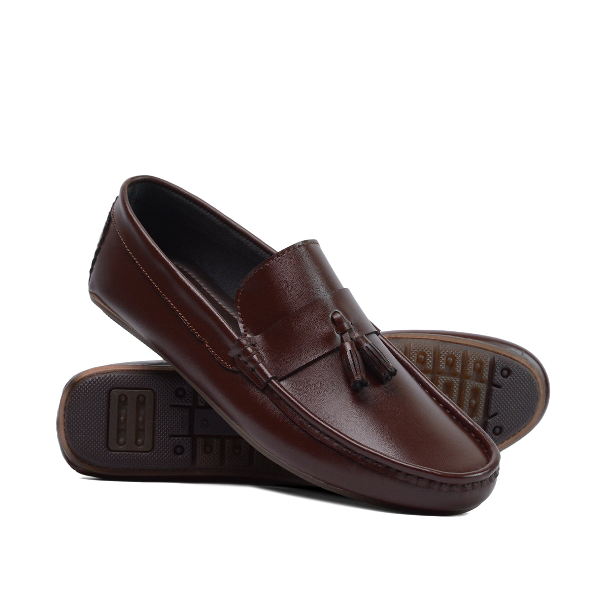 Dark Brown Tassel Loafer LS01 – Puropelle