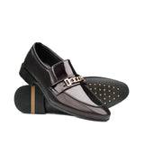 Brown Patent Chain Shoe FZ14