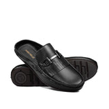 Black Frill Mule MS04