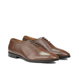 Brown Lace Leather Shoe PJ15