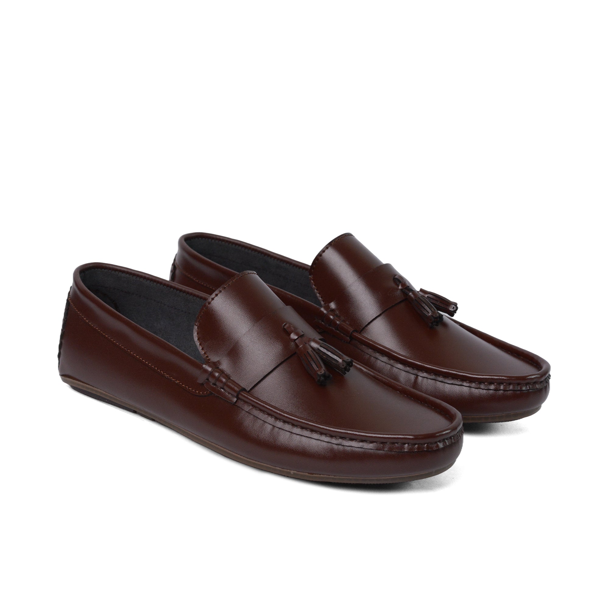 Dark Brown Tassel Loafer LS01