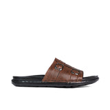 Brown Two Monk Slipper SA45