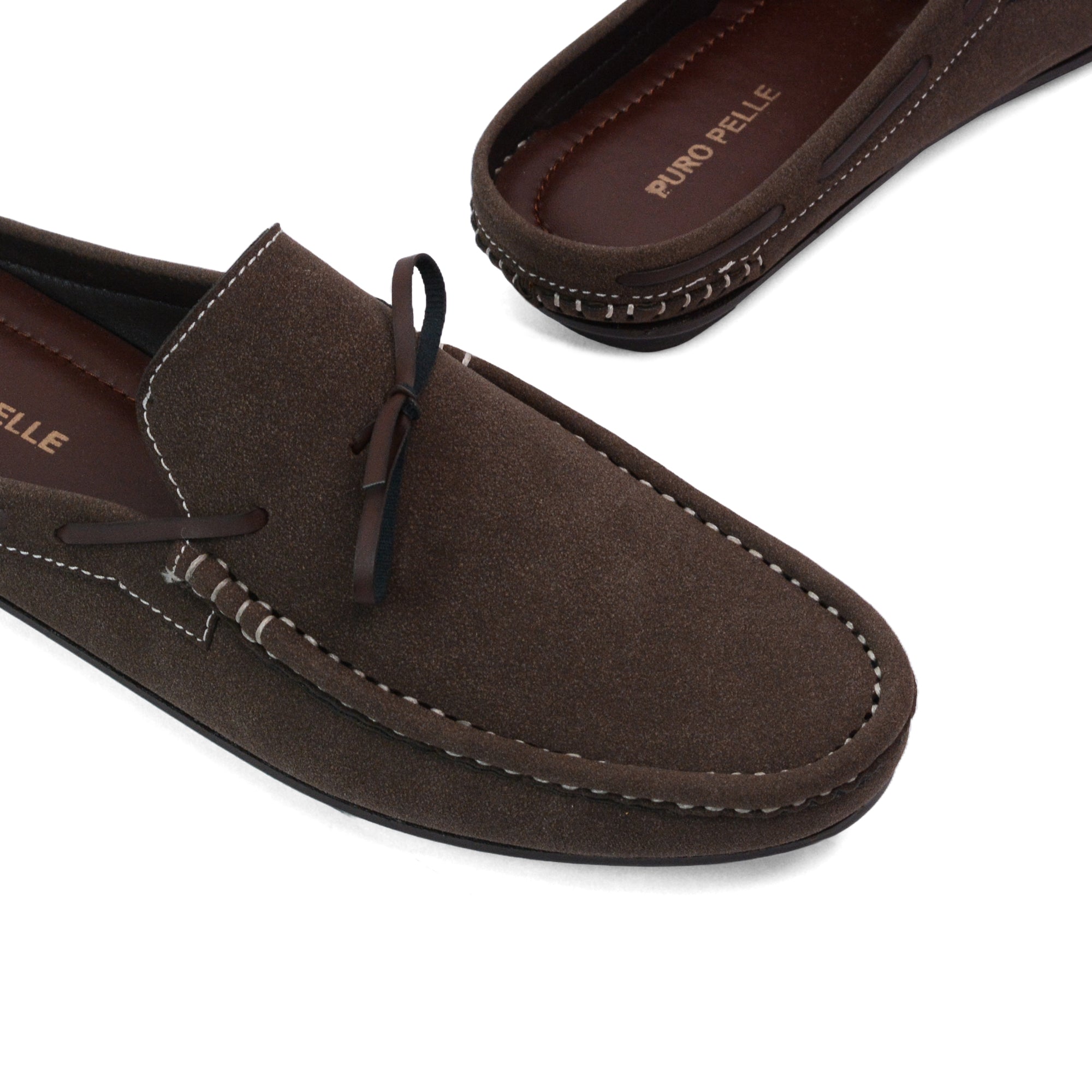 Chocolate Suede Mule MS13