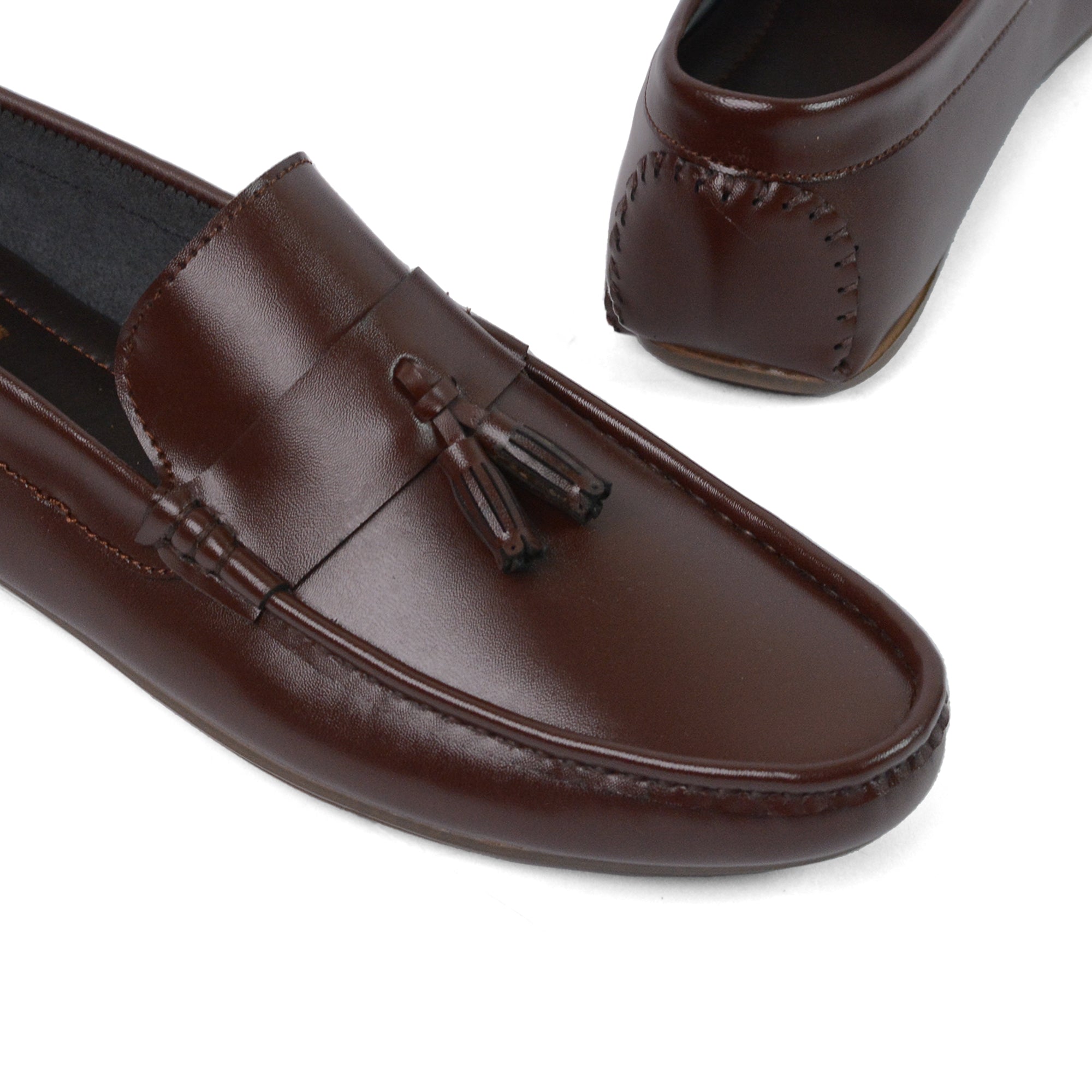 Dark Brown Tassel Loafer LS01