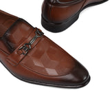 Brown Elegant Buckle Shoe FM04