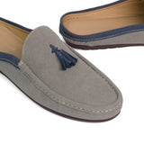 Classic Gray Tassel Mule MA04