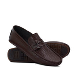 Brown Buckle Crafted Loafer LS04