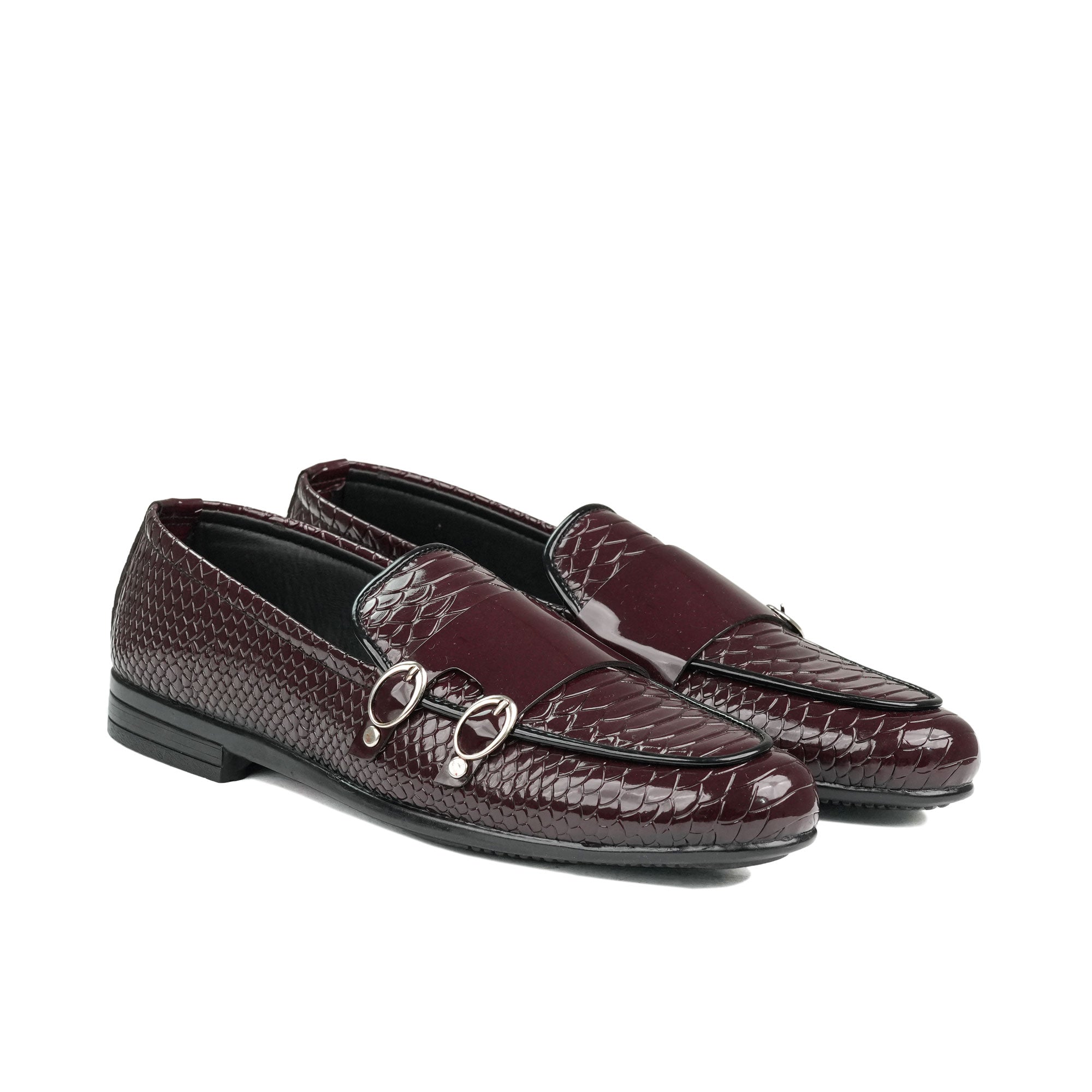 Brown Two Monk Shoe FZ18