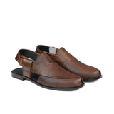 Brown Patent Peshawari Chappal DZ30