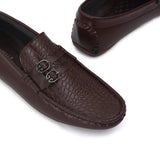 Brown Buckle Crafted Loafer LS04