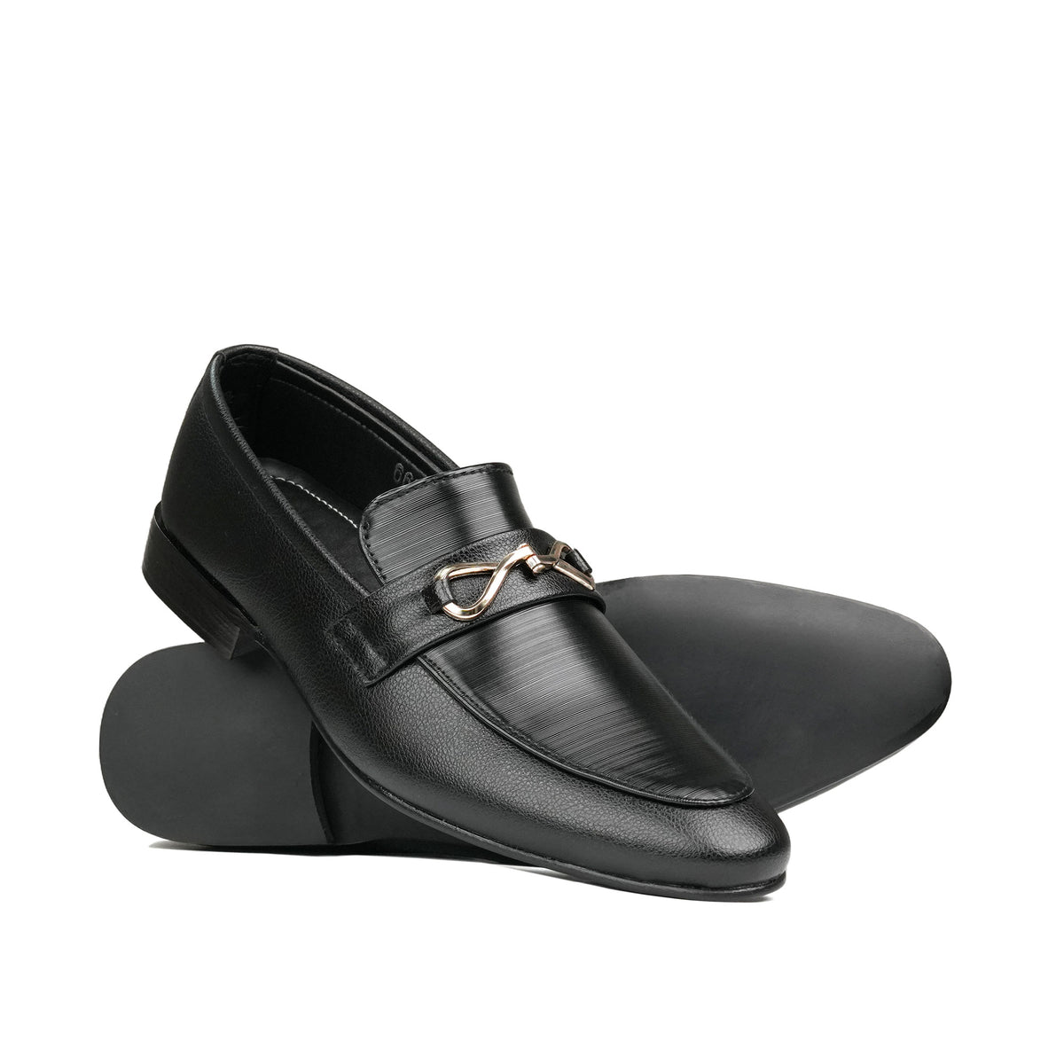 Classic Black Buckle Shoe FT04