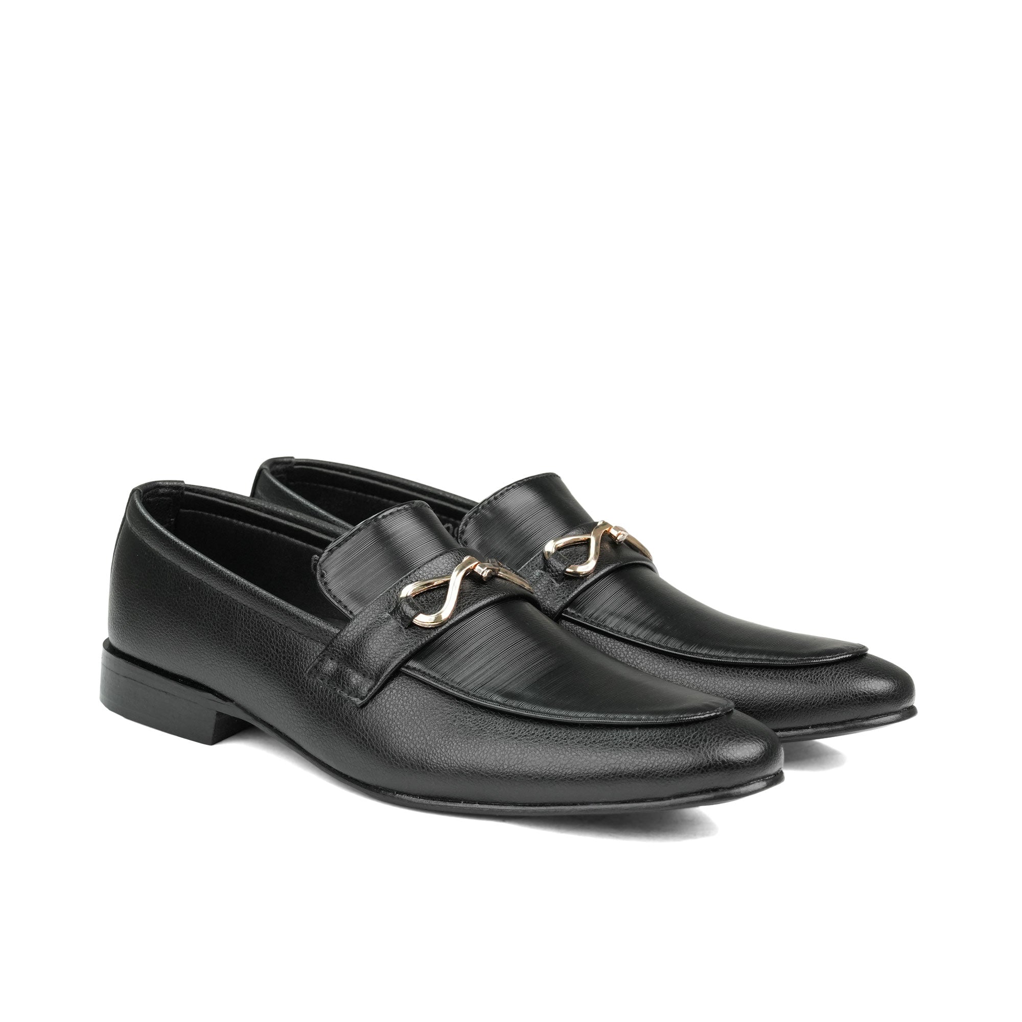Classic Black Buckle Shoe FT04