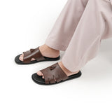 Brown Casual Tassel Slipper SA07