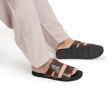 Brown Two Tone Slipper SA30