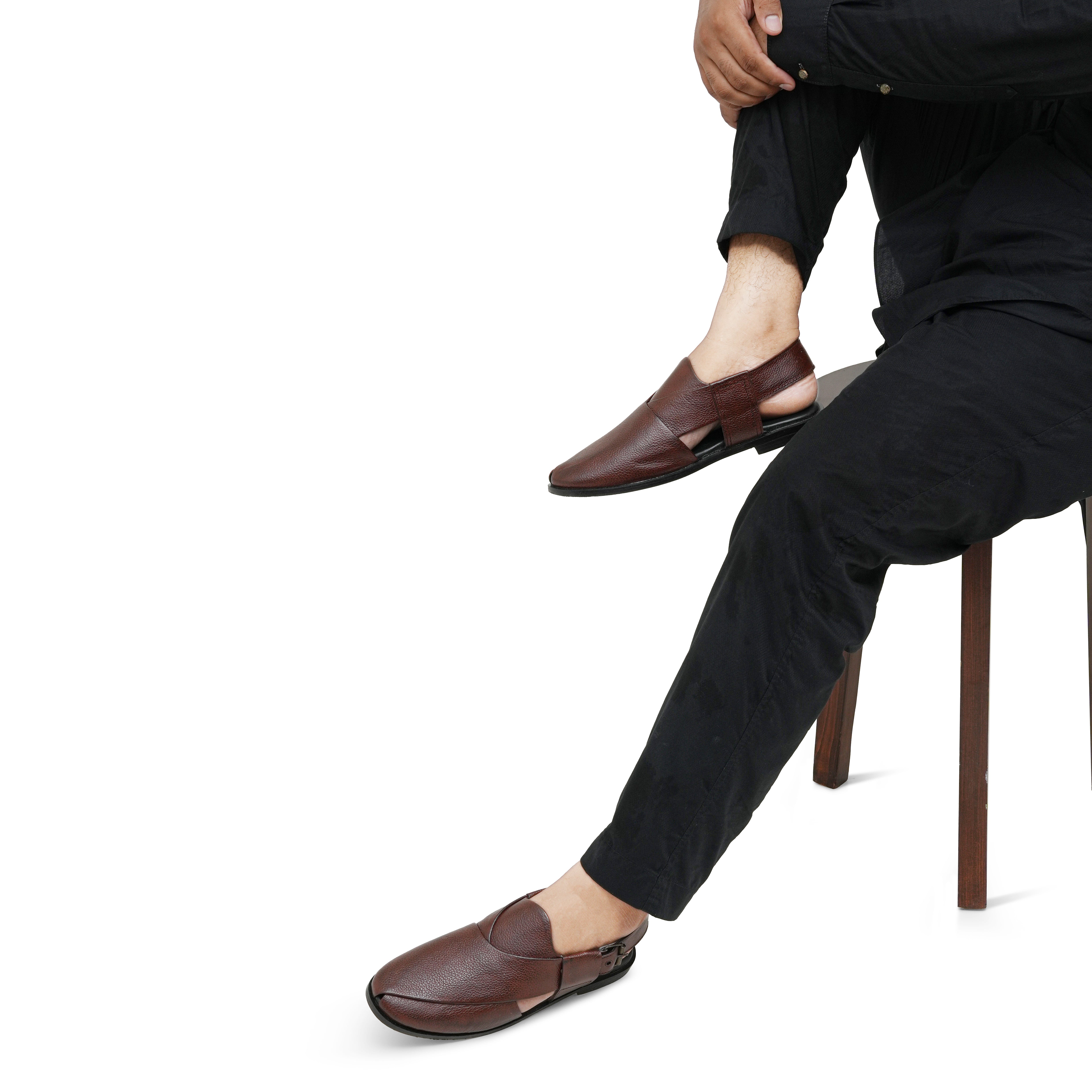 Brown Mild Peshawari Chappal DZ24