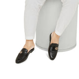 Brown Croc Textured Mule MJ04